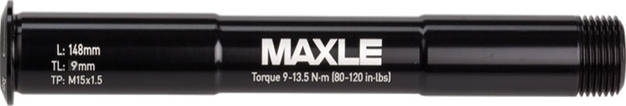RockShox Maxle Stealth Front Thru Axle - 15x100, 148mm Length, Standard/SID