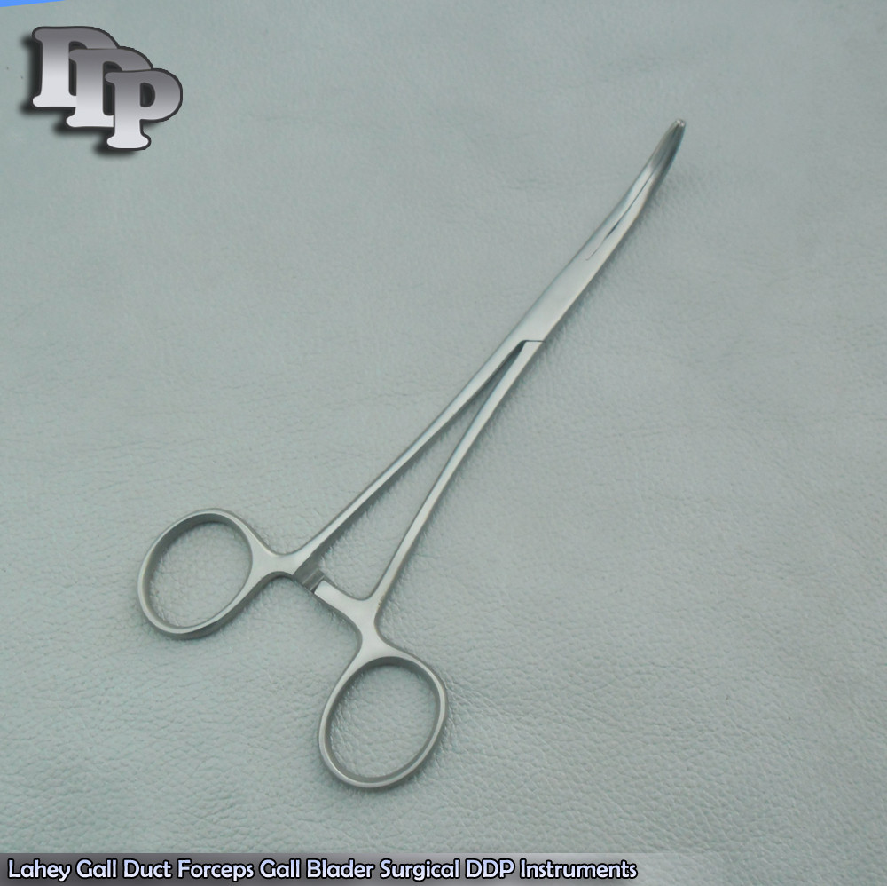 Lahey (Sweet) Bile Duct Clamp Curved 7 1/2'' 19 cm Surgical Instruments