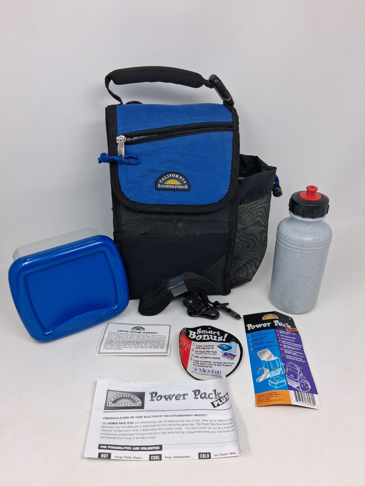 California Innovations Power Pack Plus Crossbody Strap Drink Pocket, NWOT