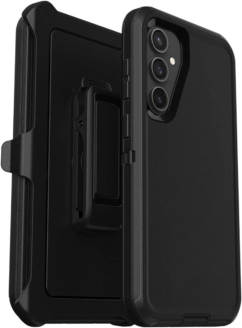 New Case For Samsung Galaxy A35 5G OT Tech Defender Case With Clip - Black