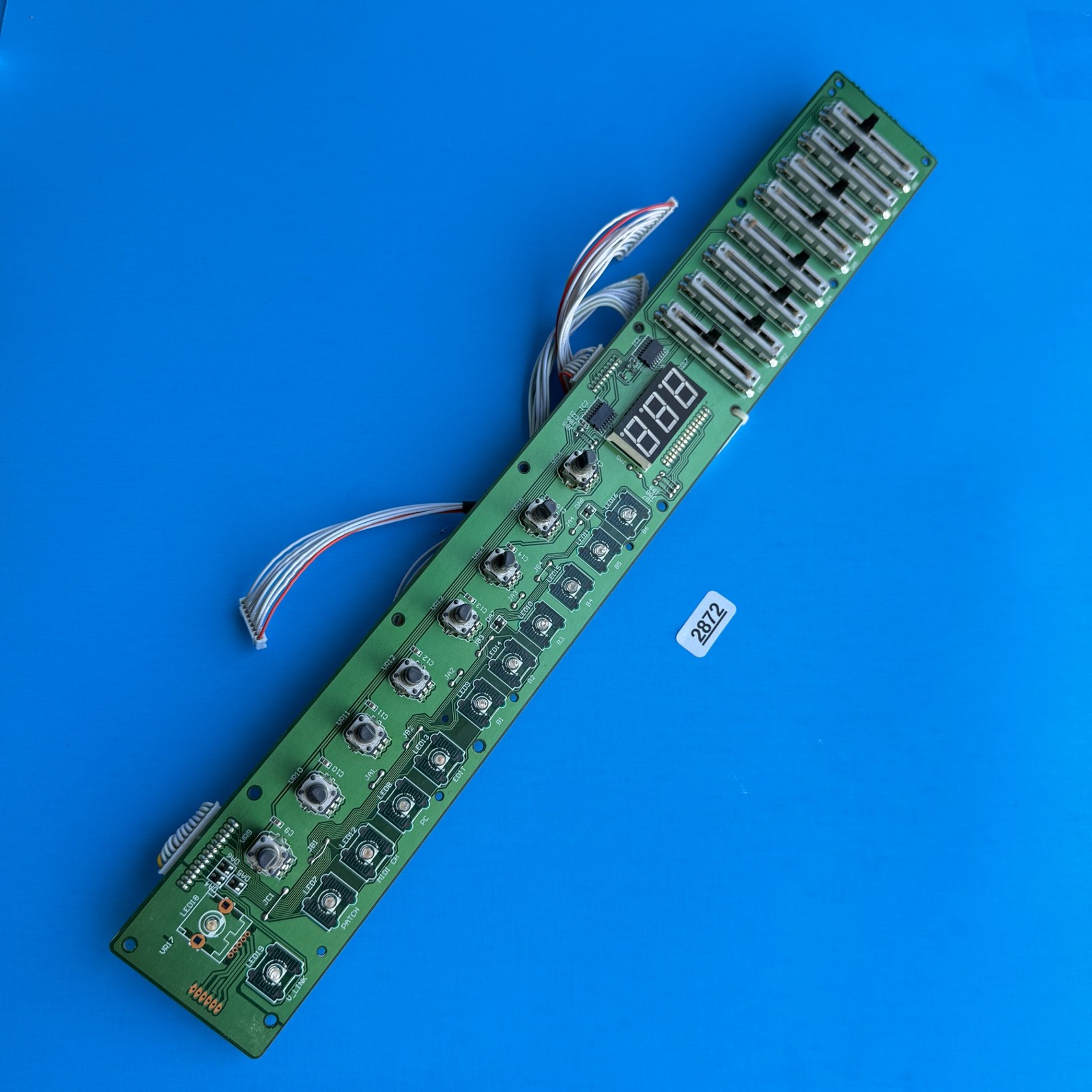 Roland EDIROL PCR-30 MIDI Keyboard OEM Part: Slier Knob Controllers PCB Board