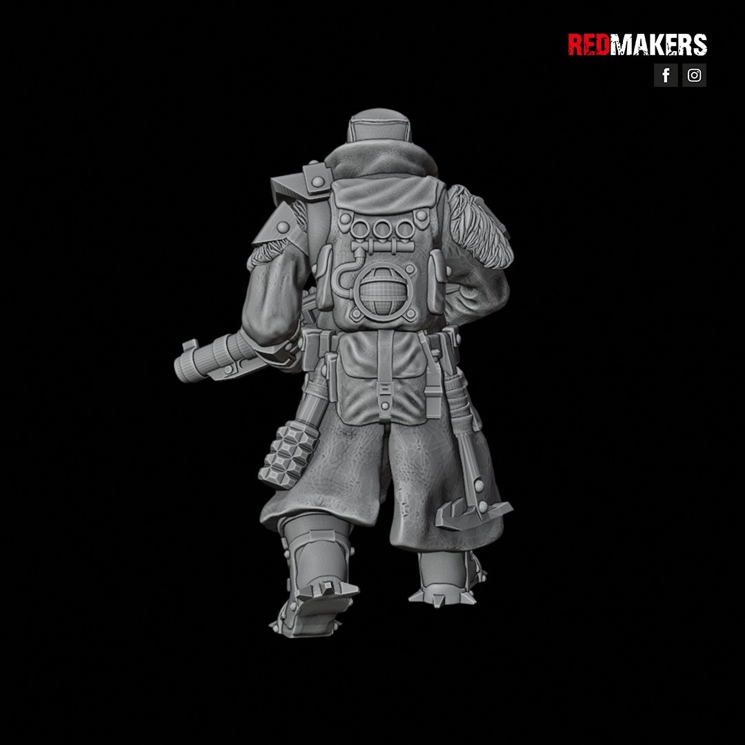 ICE WARRIORS INFANTRY GRENADE LAUNCHER SET (8U)