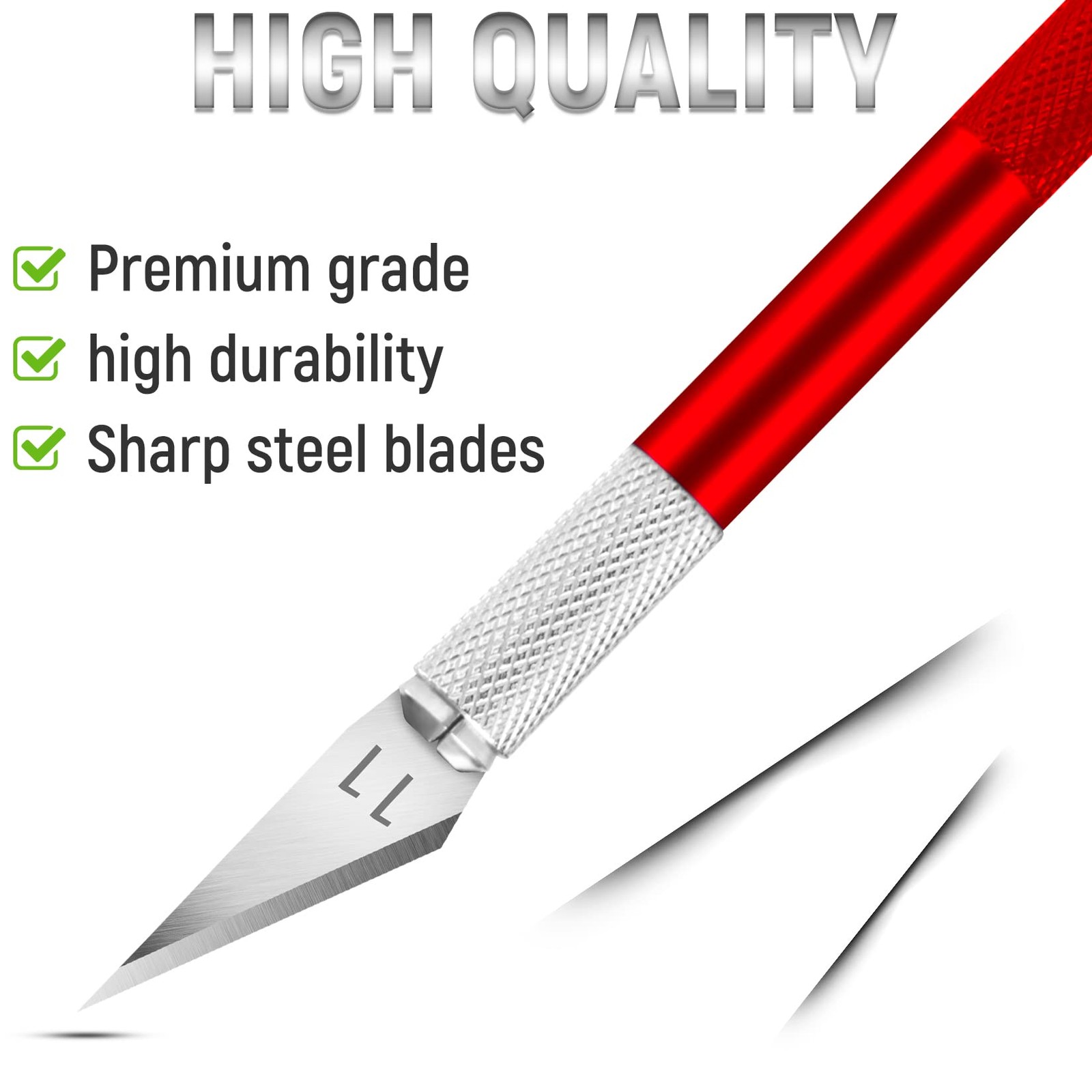 10 Pack Exacto Knife Set, Precision Craft and Hobby Knife for DIY Projects, S...