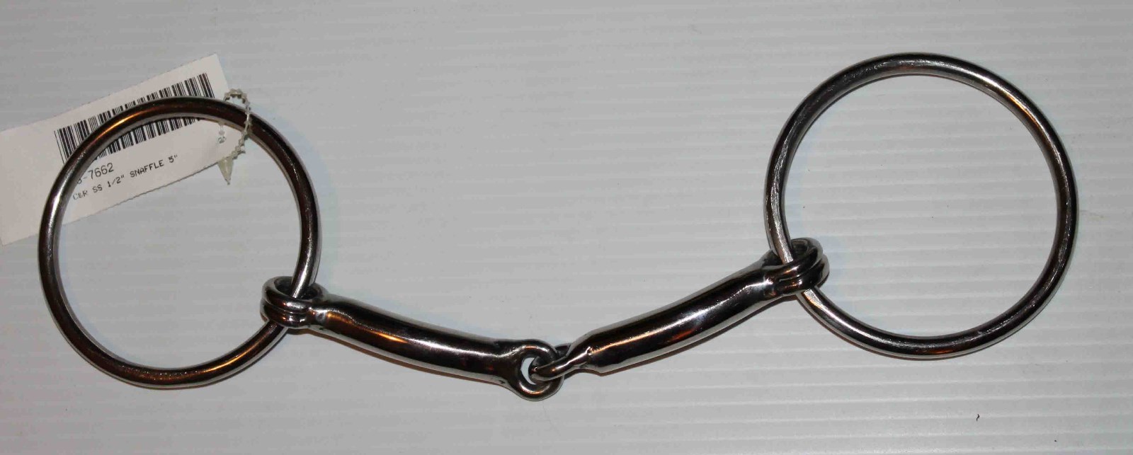 New KMSS Crockett 5" Arched  Mouth Snaffle Bit English, Western, Dressage