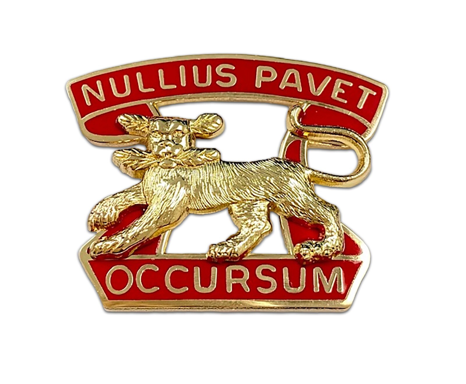 U.S. Army 7th ADA (LEFT) Crest "NULLIS PAVET OCCURSUM" (each)