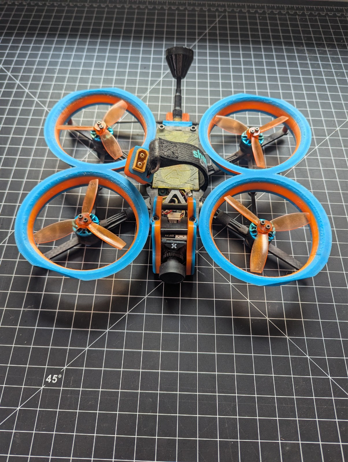 Shen Drones Squirt V2 3" Cinewhoop, Custom Build 3D printed Parts 4S RTF Analog