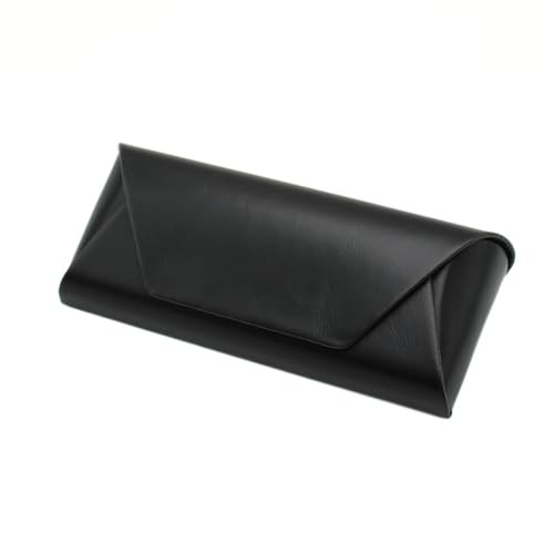 Sunglasses Travel Case 3 slots - Eyeglasses Holder Box Recycled PU 1slot-black