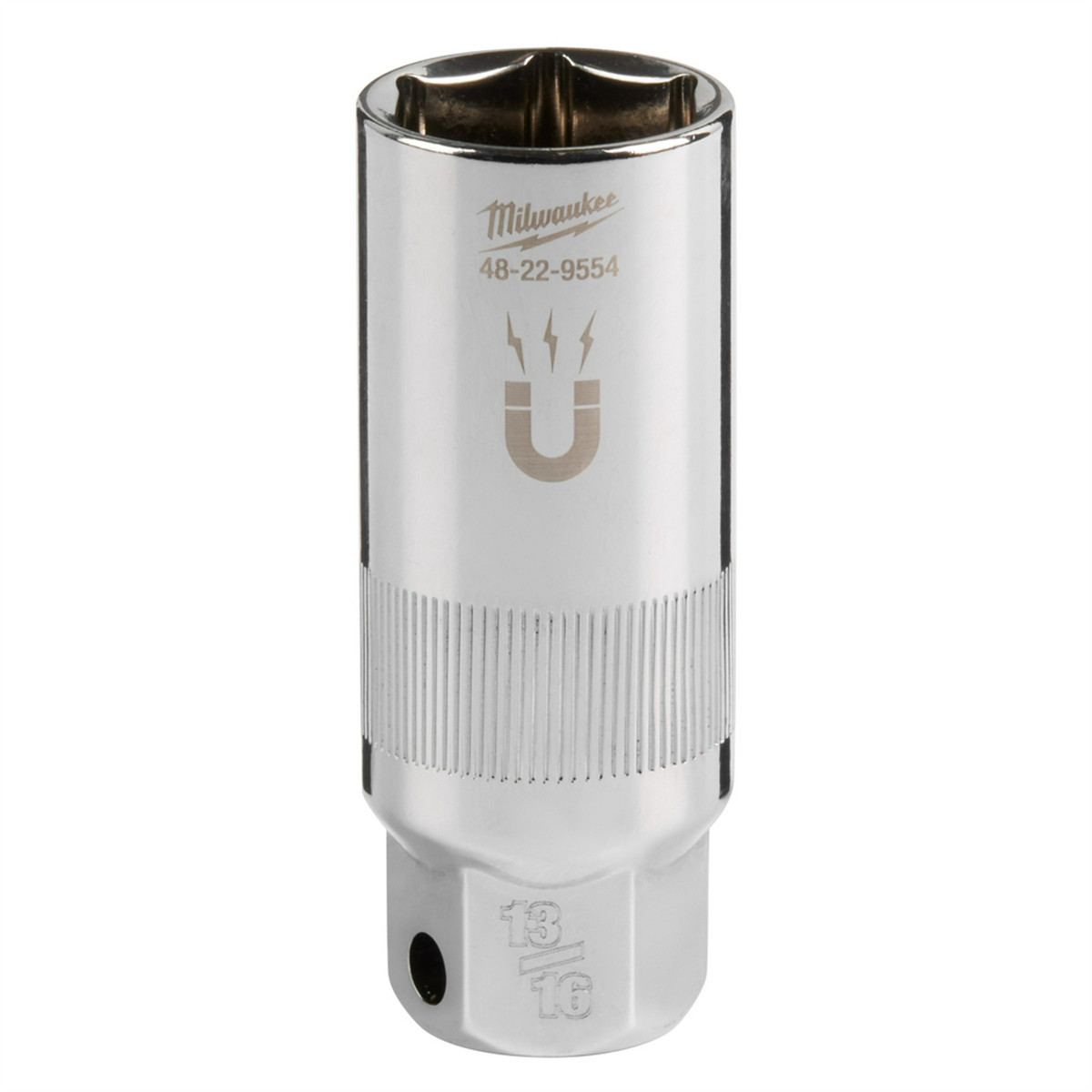 Milwaukee Tool 3/8" Drive 13/16" Magnetic Spark Plug Socket