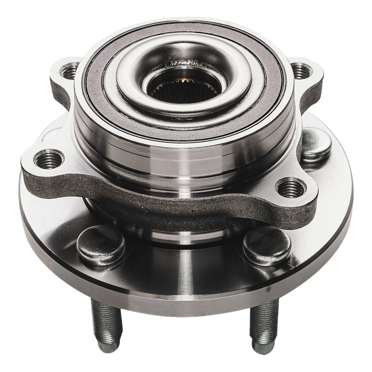Front Steering Knuckles Rear Wheel Hub Bearings for 2011 2012 - 2014 Ford Edge
