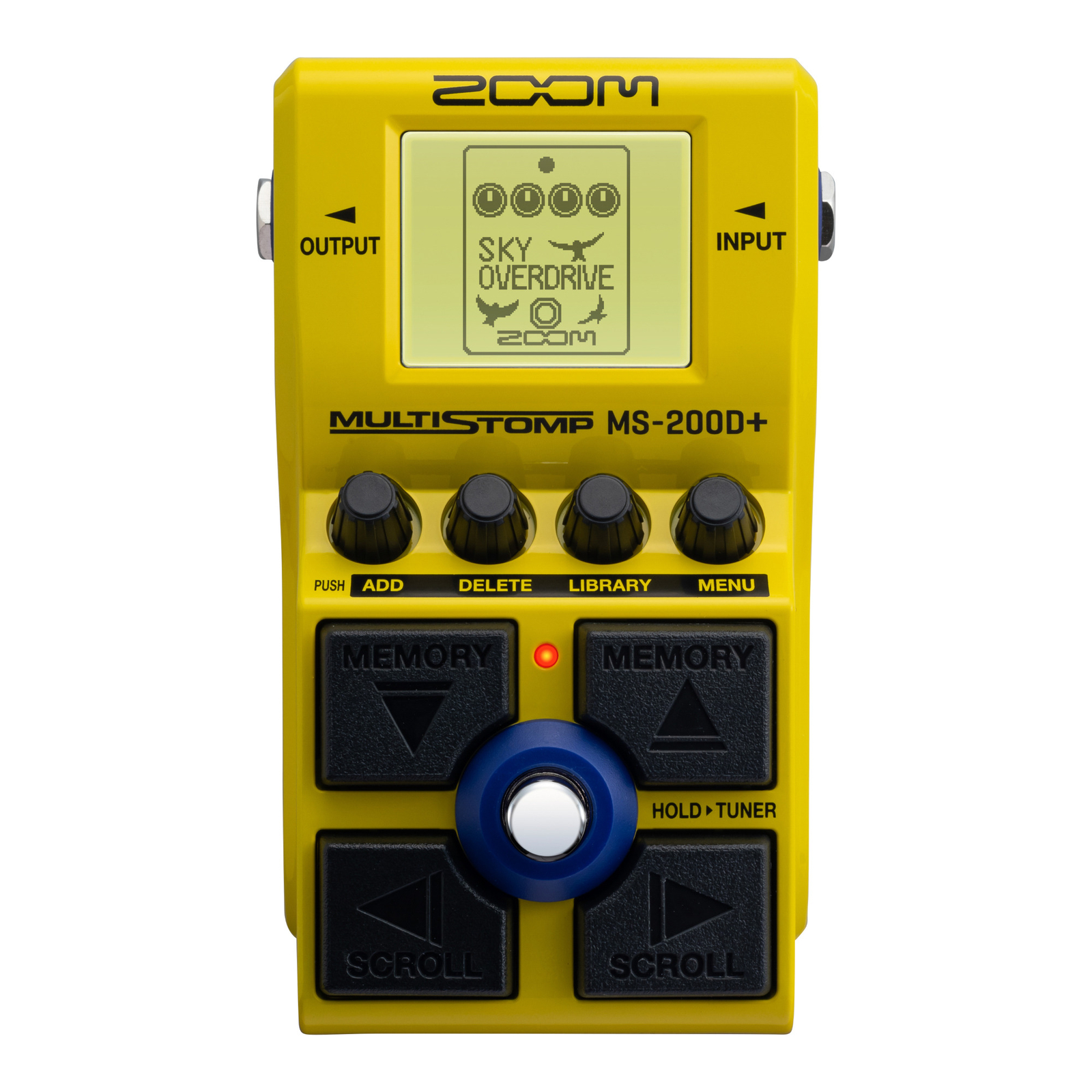 Zoom MS-200D+ MultiStomp Overdrive & Distortion Guitar Multi-Effects Pedal