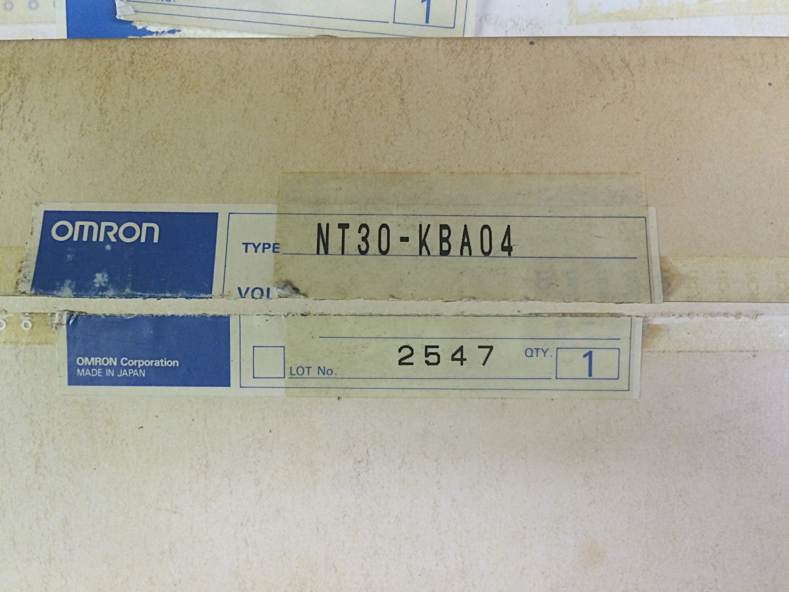 Omron NT30 - KBA04 Display Touchscreen Panel Protective Sheets 2147 2247 2547
