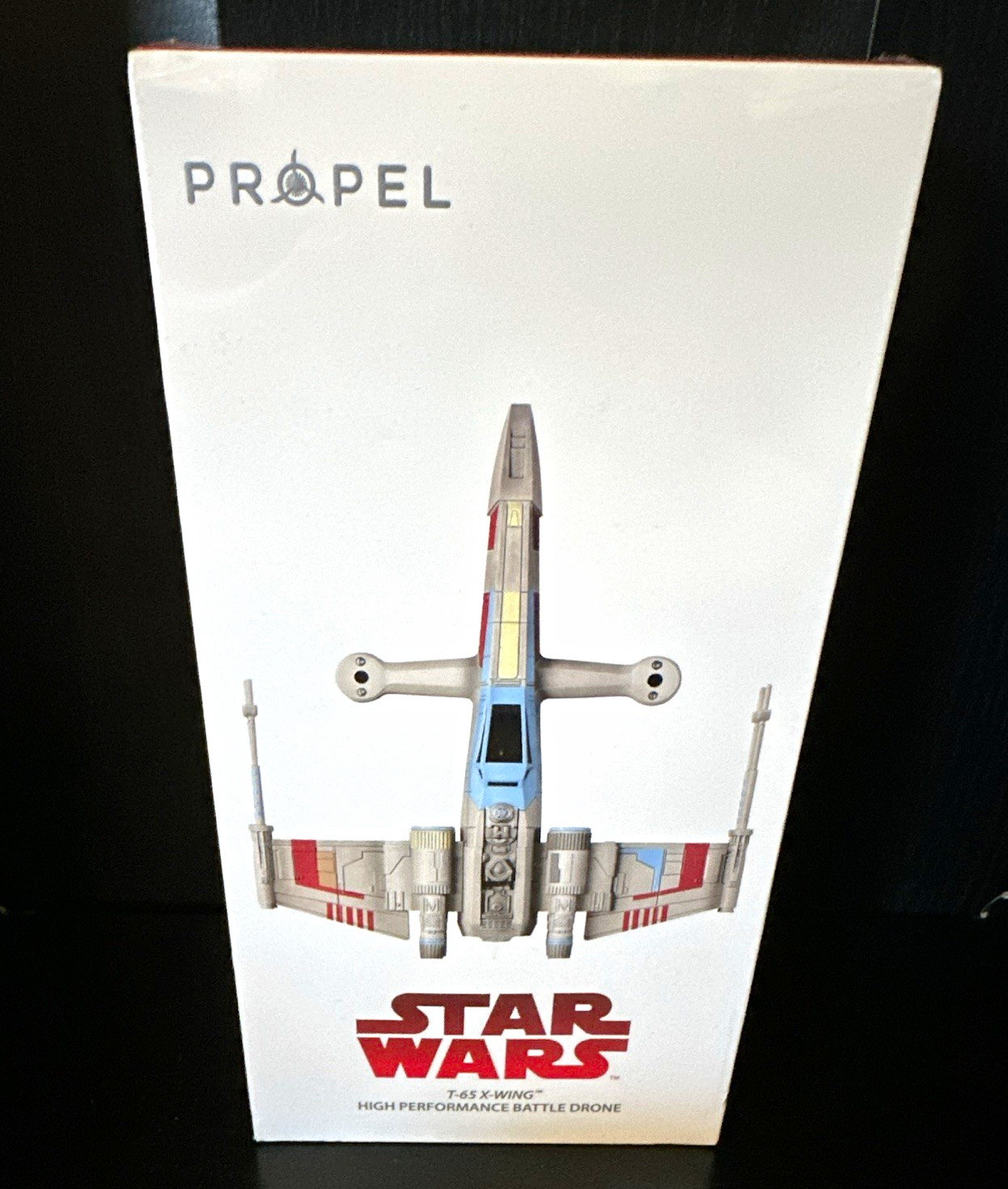 Propel Star Wars T-65 X-Wing Quadcopter Battle Drone w/ App Control SW-1002 seal