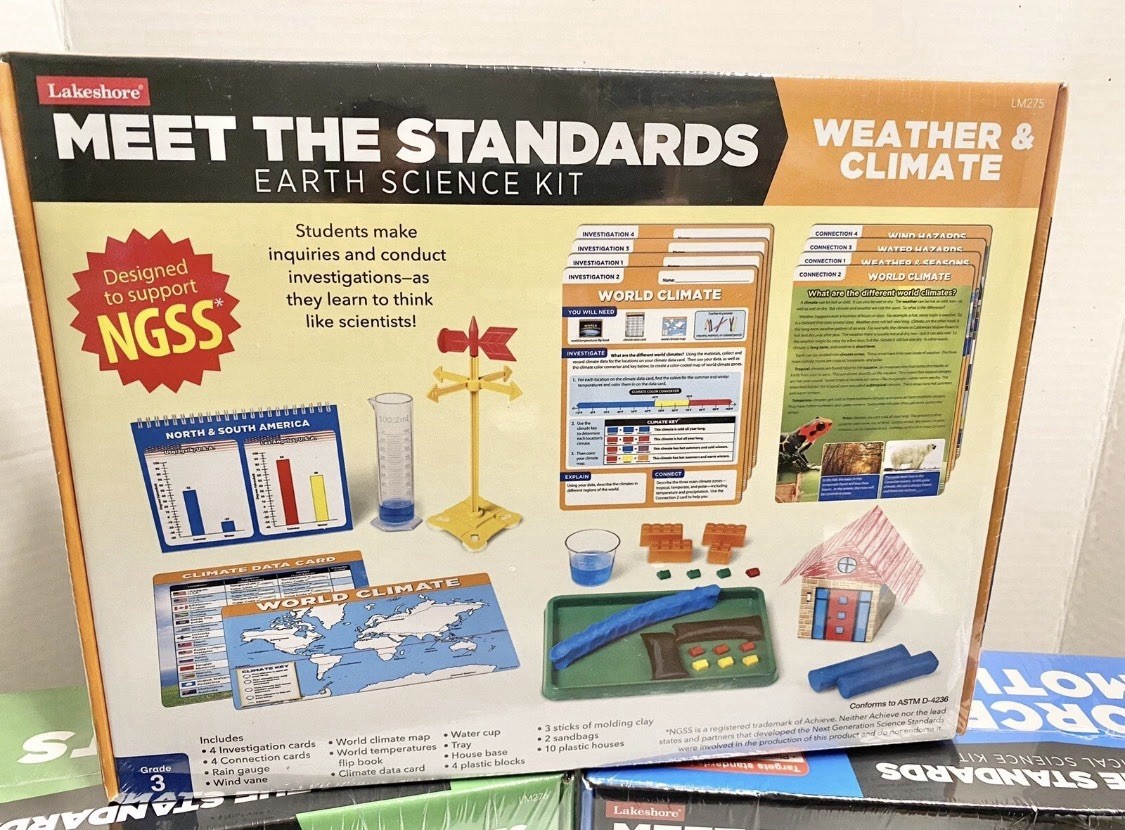 Lakeshore Meet The Standards  WEATHER & CLIMATE Grade 3 Earth Science Kit