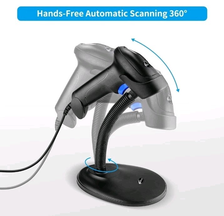 NetumScan NSL6BLS Wireless Barcode Scanner, New Open Box