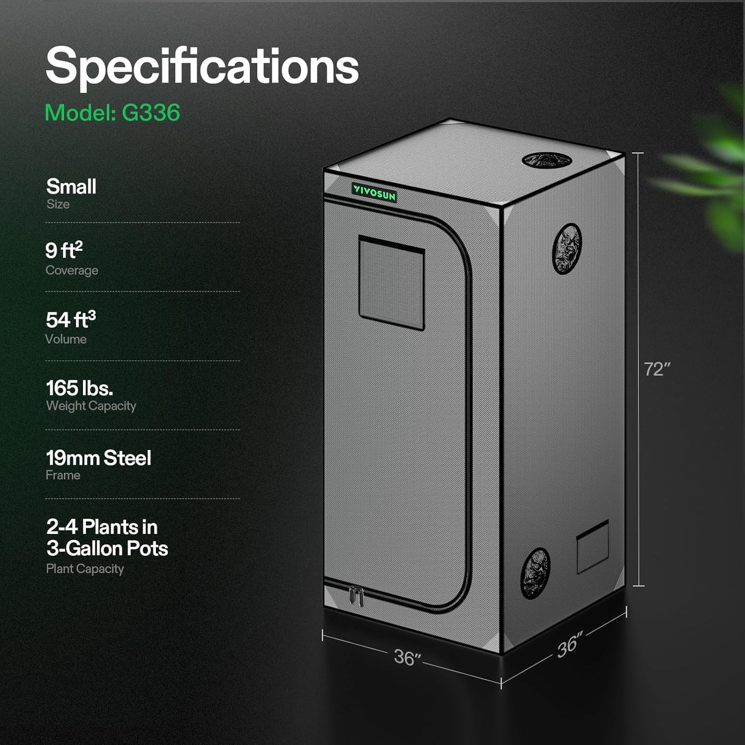 VIVOSUN Grow Tent