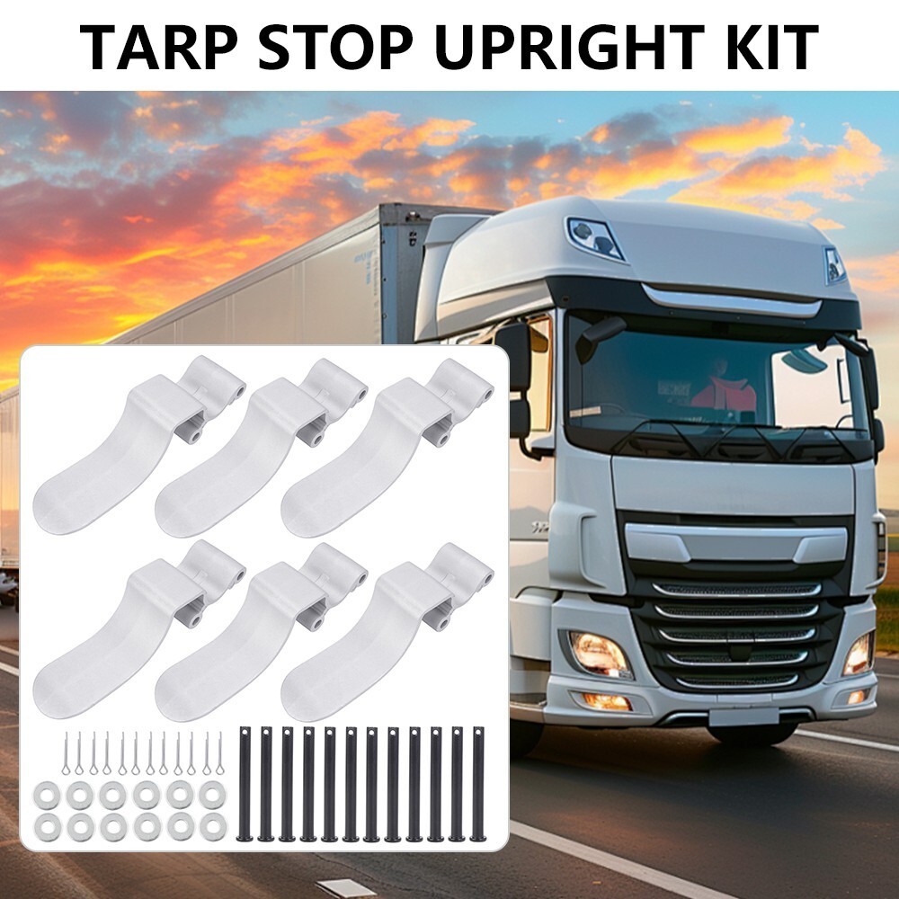 1705775 Standard Easy Off Cast Aluminum Tarp Stop Upright NEW 6 Pack