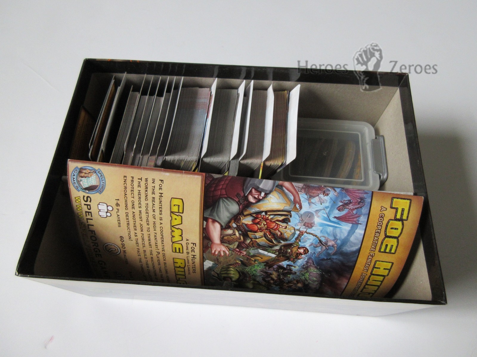 Kickstarter Spellforge Games FOE HUNTER Deckbuilding Game Complete with Box