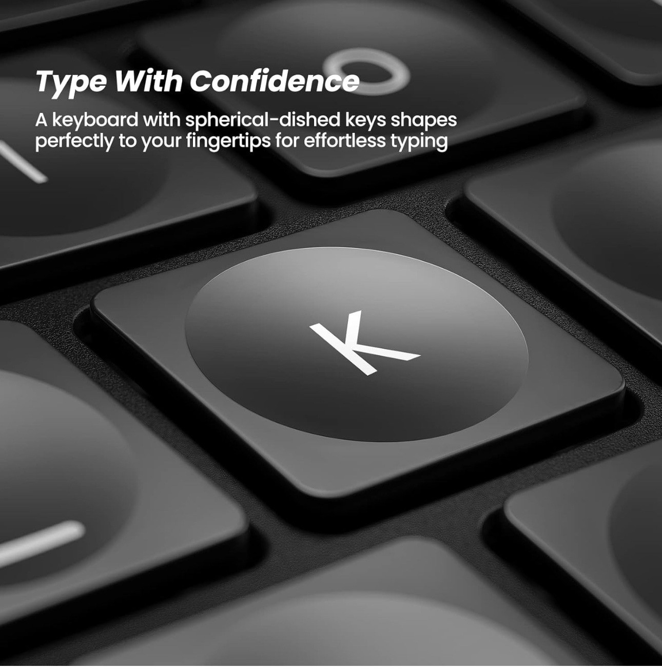 Nulea Wireless Ergonomic Keyboard, Split Keyboard with Cushioned Wrist Rest, Blu