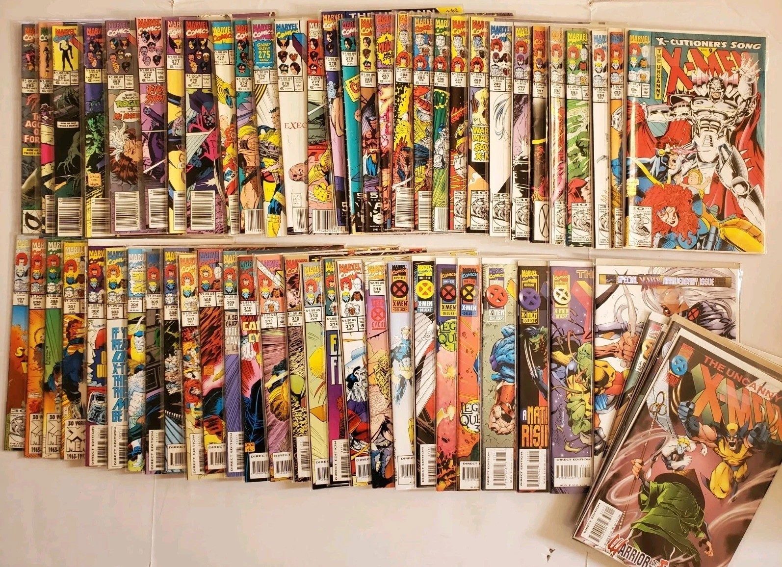 Uncanny X-Men Comics 1980s 90s (225-329) combine ship