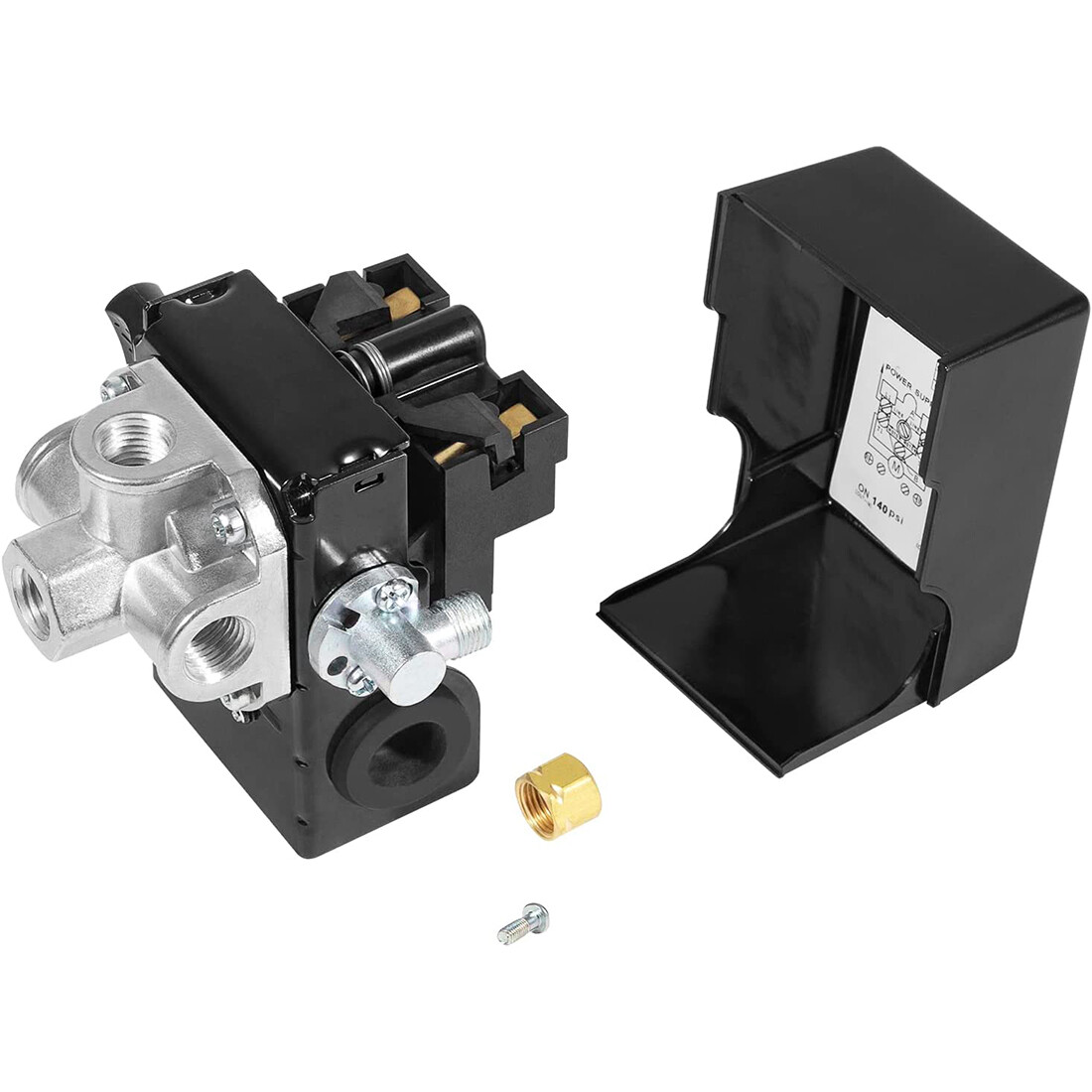 23474570 for Ingersoll RAND I-R-A Pressure Switch W/Unloader Valve Lever 4 Port