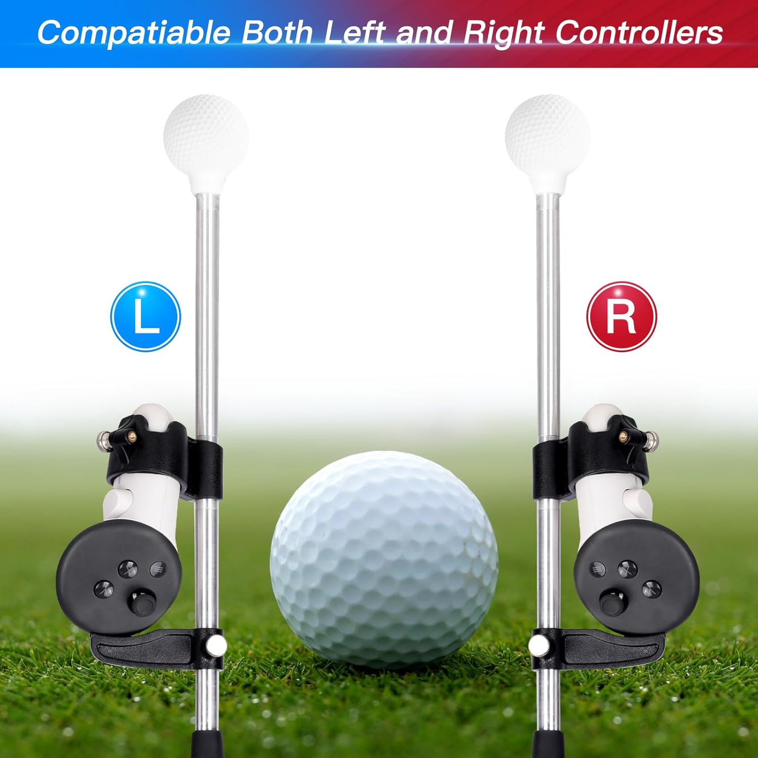 VR Weighted Golf Club Compatiable for Meta Quest 3/Quest 3S Controller Attachmen