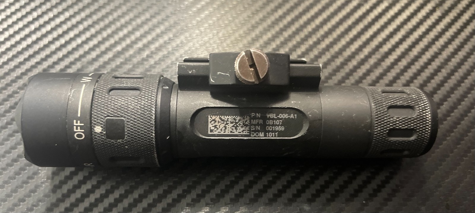 L-3 Warrior Systems Insight with IR Light Black, WMX-200 SOPMOD