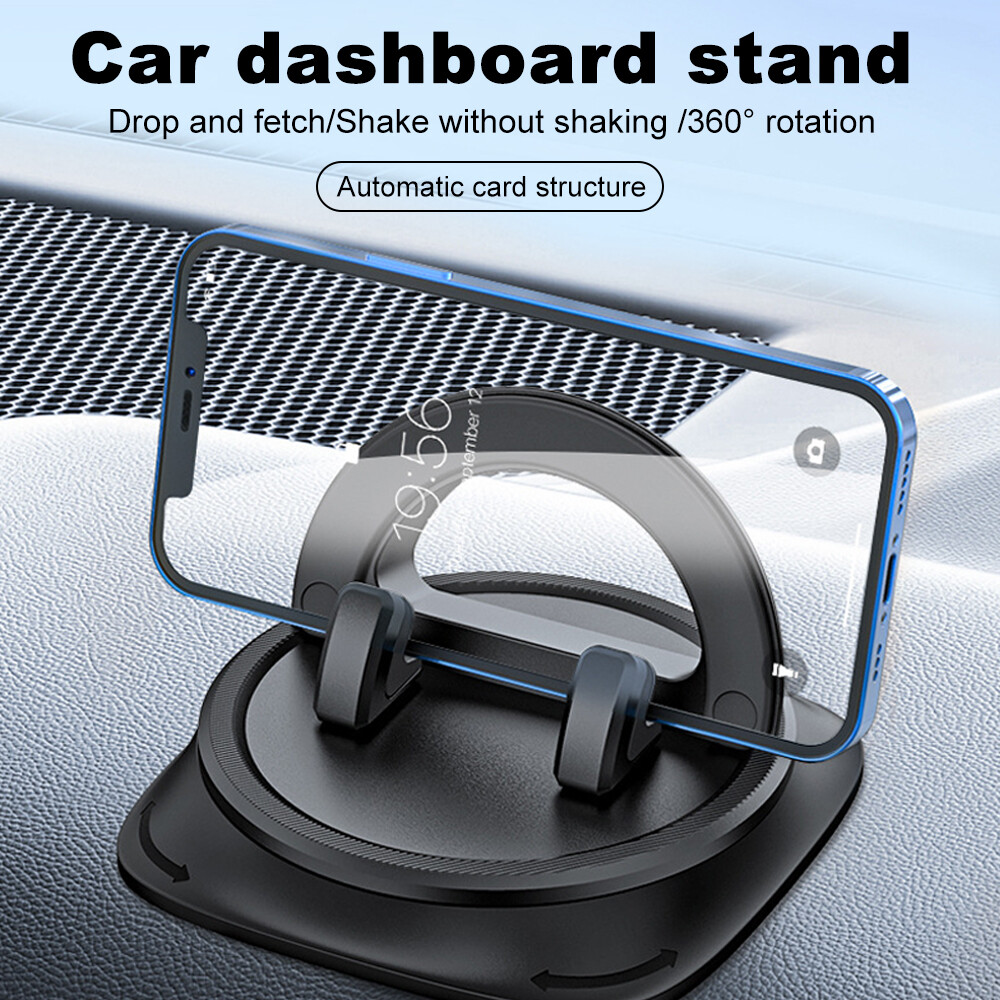 Adhesive 360° Rotatable Navigation Dashboard Phone Holder Stand car Accessories