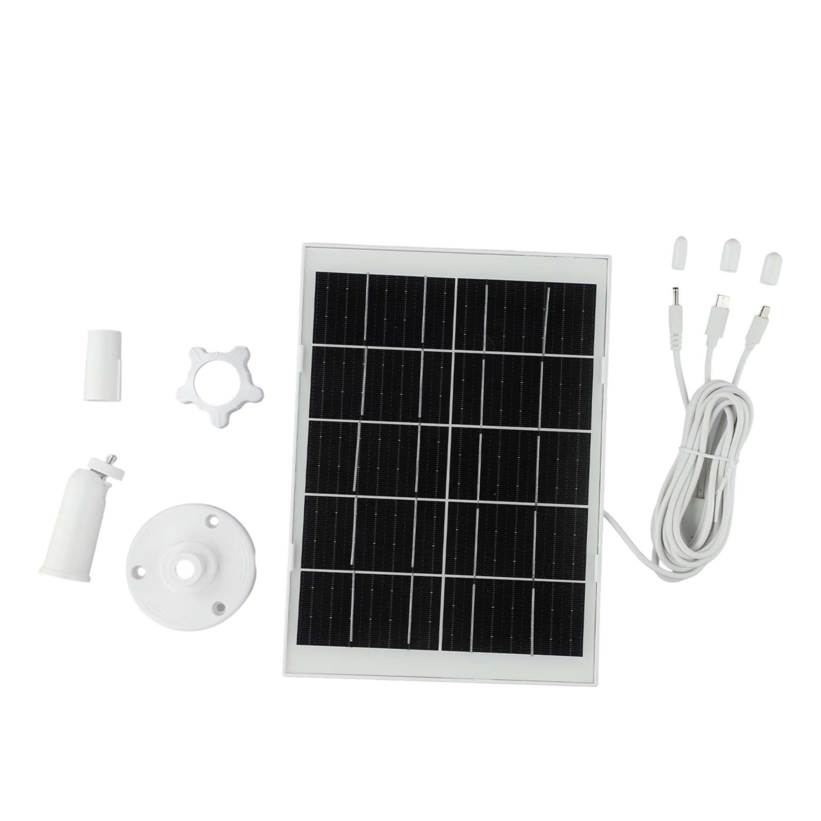 Energy Efficient Solar Charging Solution Designed for Camera Use Outdoors