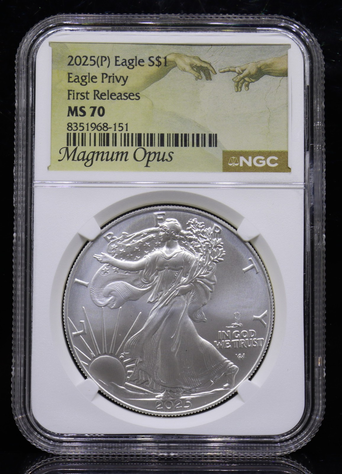 2025(P) American Eagle Eagle Privy NGC MS70