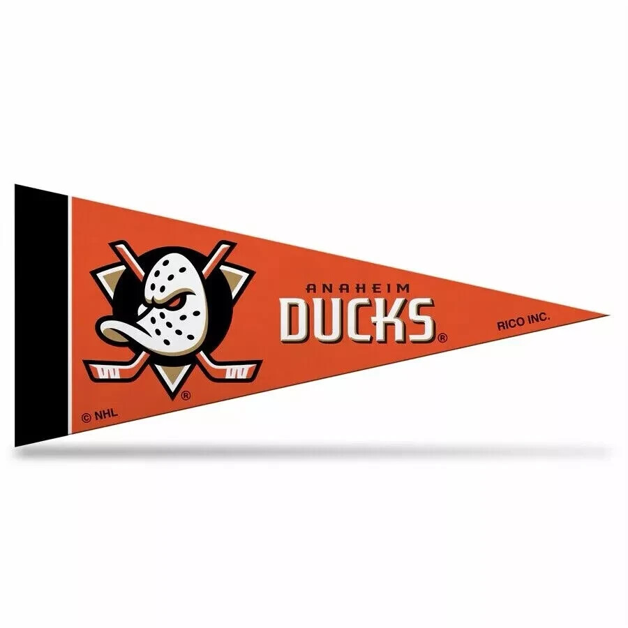 Anaheim Ducks NHL Mini Pennant 9"x4", New,Felt, Made in USA
