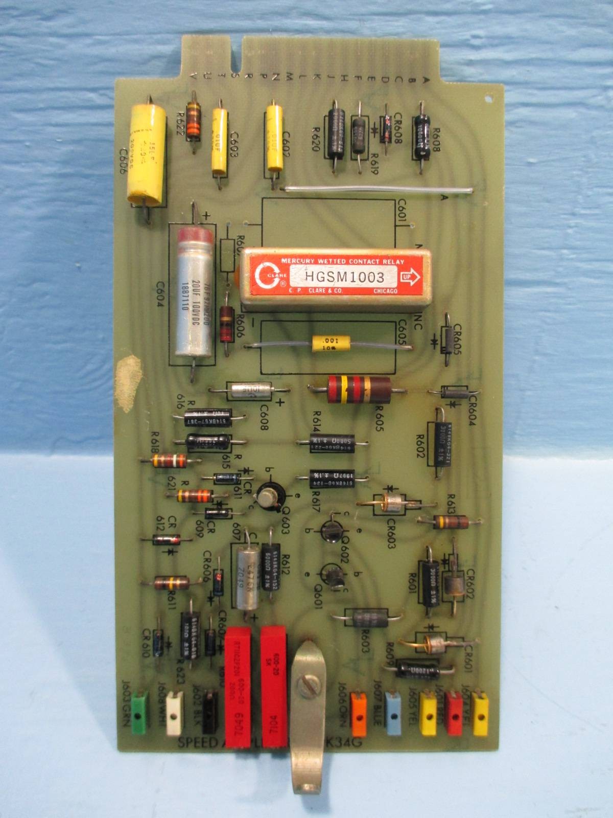 General Electric 1589K34G GE Speed Amplifier PC Board PLC