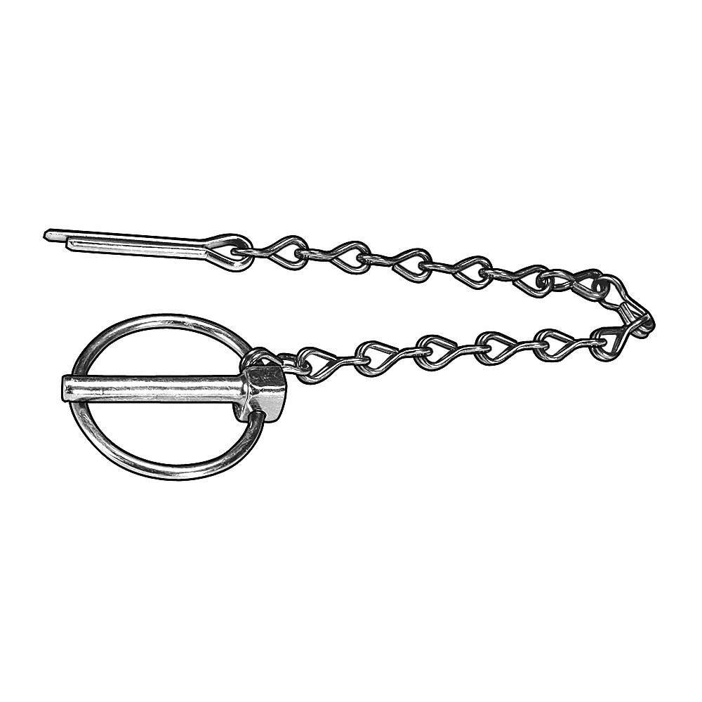 NO BRAND NAME ASSIGNED WWG-LPCZ-437-1343A Lynch Pin,1-63/64 in L,with Chain,PK5