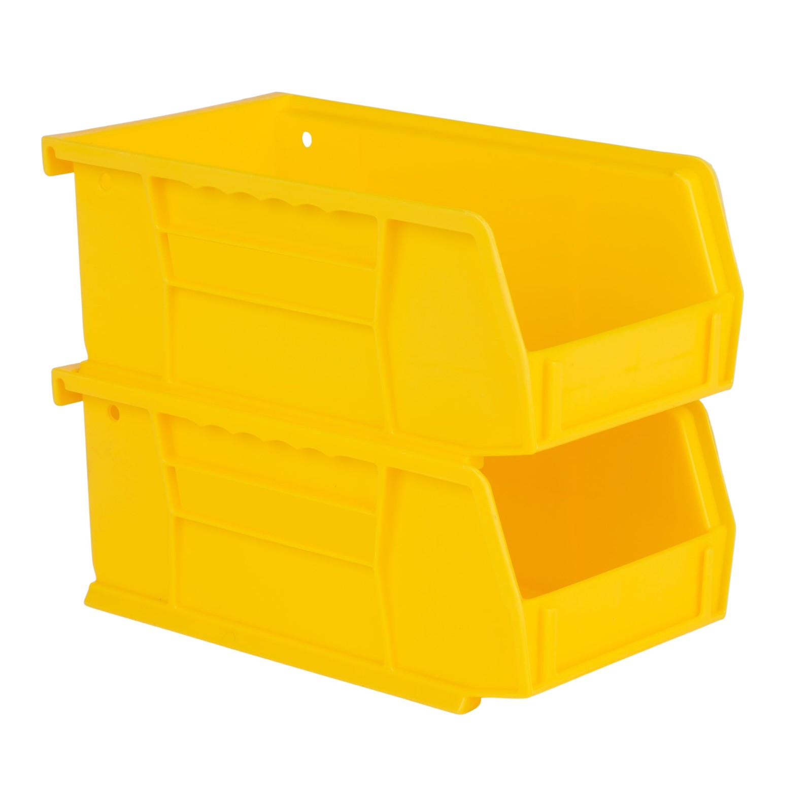 Hudson Exchange 7-1/2" x 4" x 3" Plastic Stackable Storage Bin and Hanging Co...