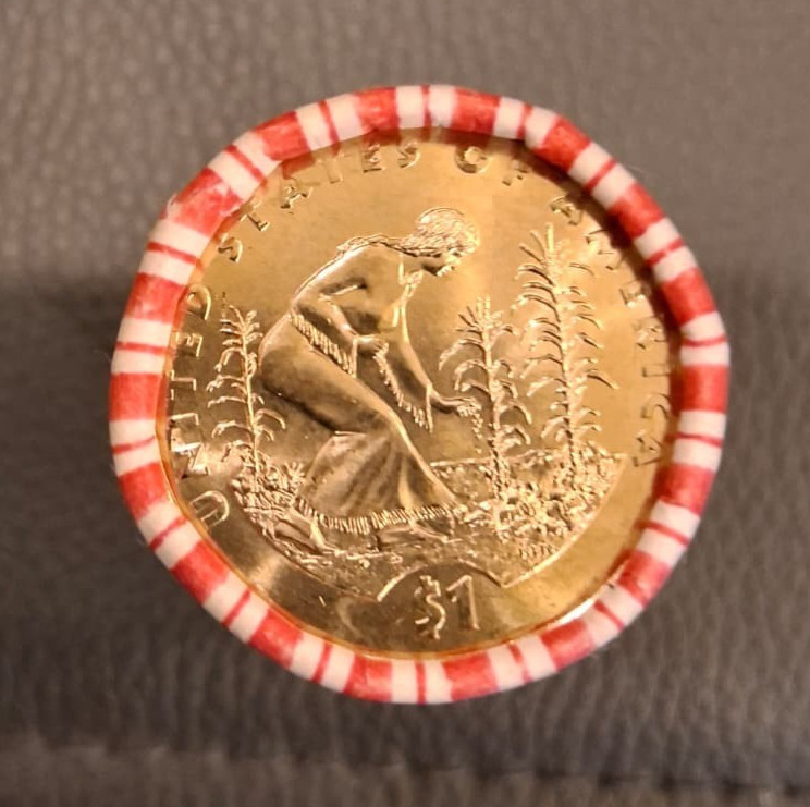 2009 Native American Dollar Sealed NF String Bank Roll
