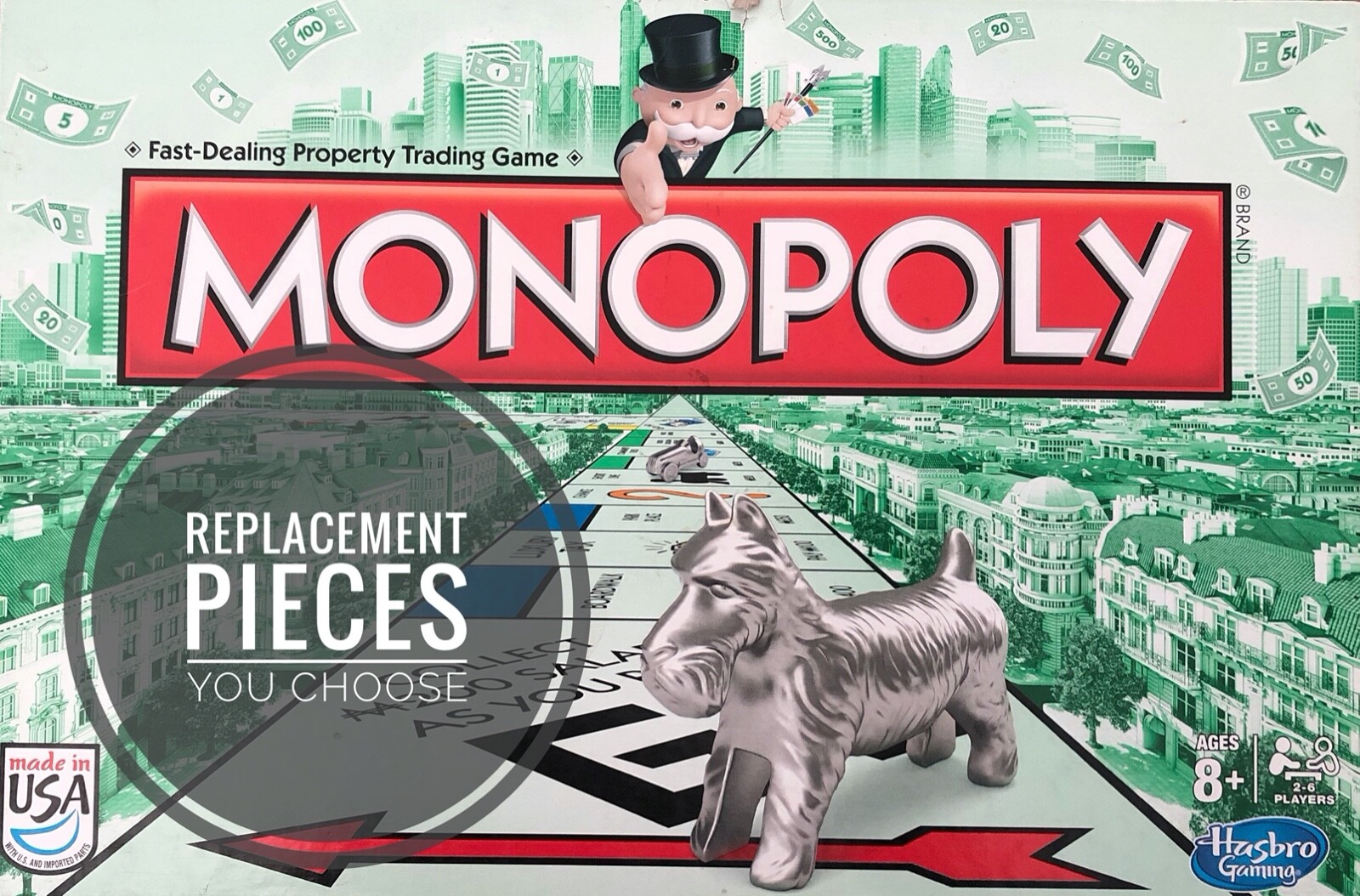 Monopoly Replacement Pieces and Parts 2013 - Choose What You Need for Your Game