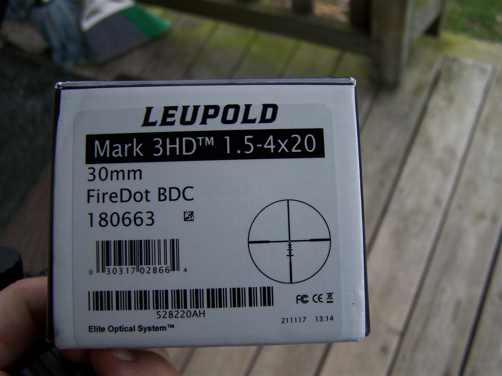 Leupold Mark 3HD 1.5-4x20mm Tactical Fire Dot 180663