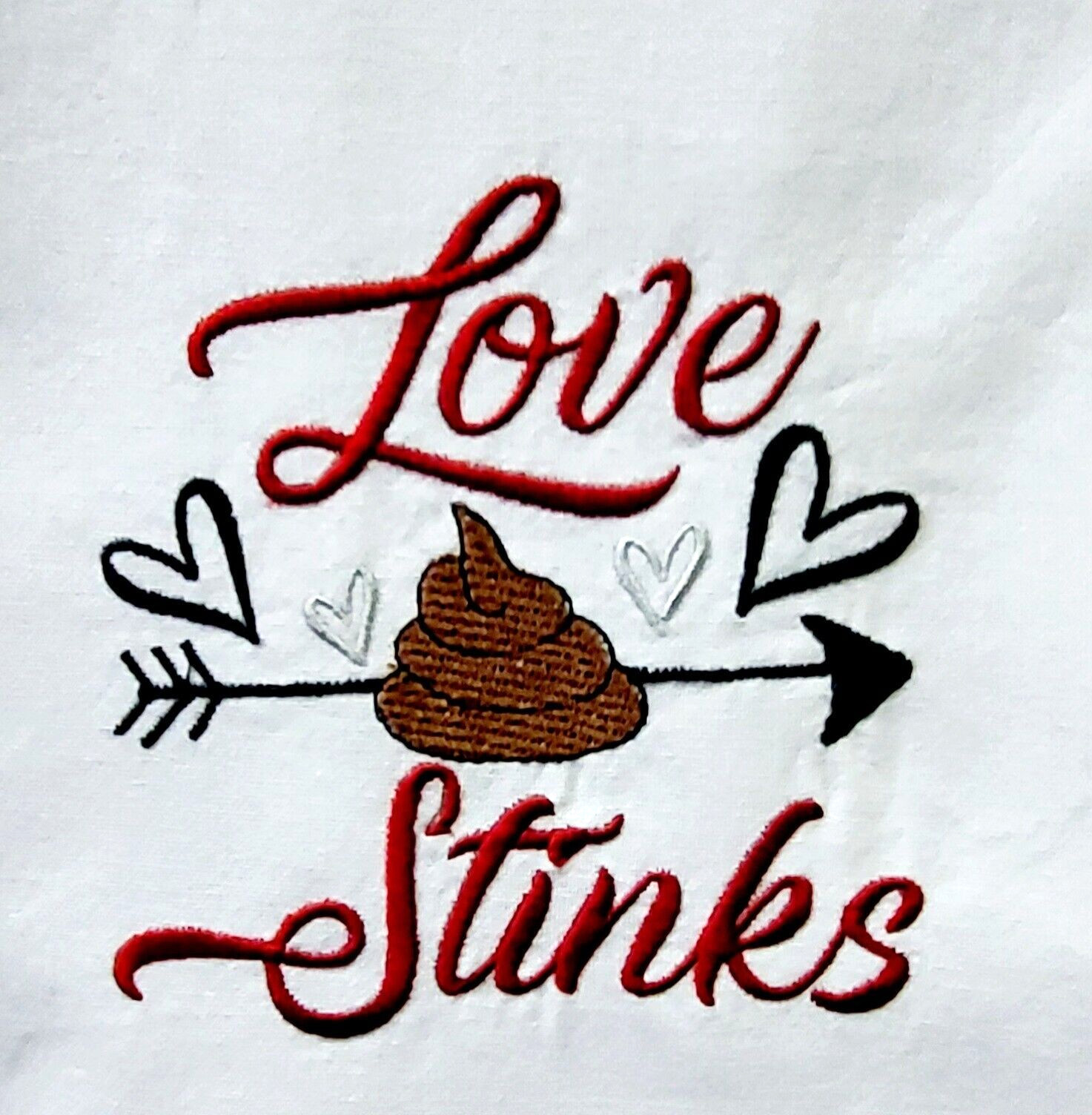 Valentine Kitchen Towel - Love Stinks