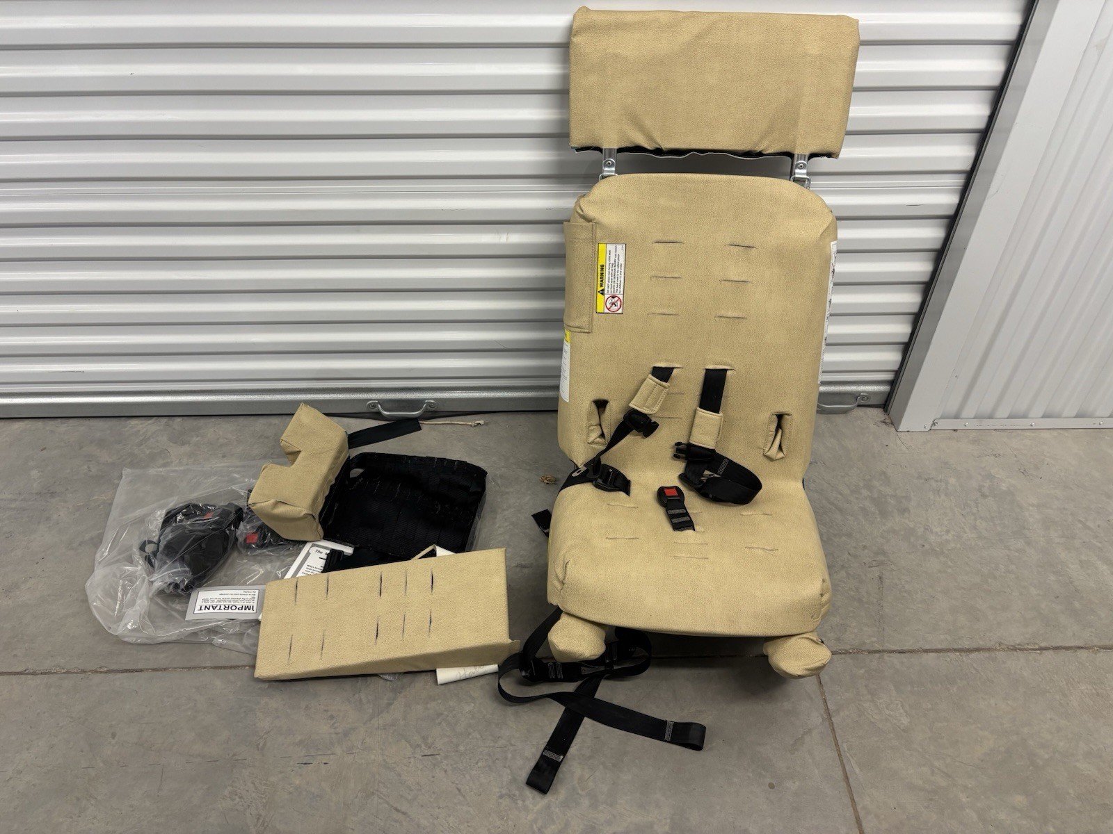 The Wallenberg Special Needs Car Seat MSRP $1200 Never Used