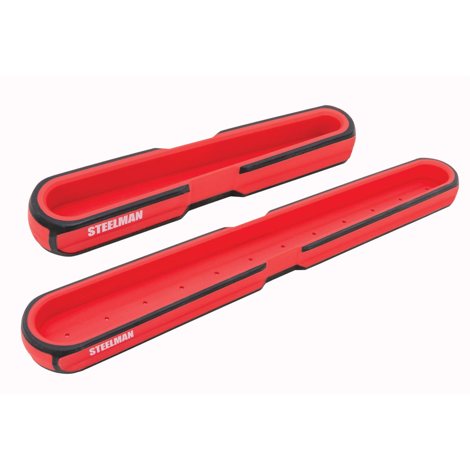 STEELMAN 2-Piece Magnetic Steel Socket Storage Parts Accessory Tray Set, 75107