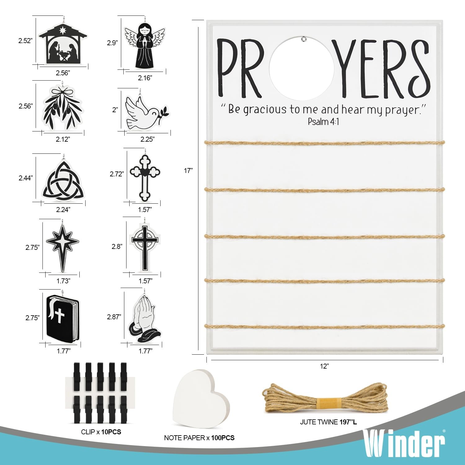 Christian Religious Gifts Prayer Board Kits for Women,Interchangeable Pray Gi...