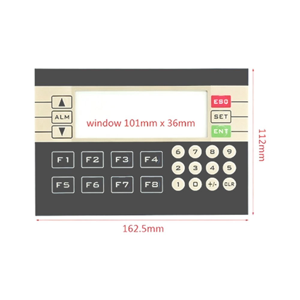 For XP2-18R XP2-18RT XP2-18R-B XP2-18RT-B With Overlay Membrane keypad