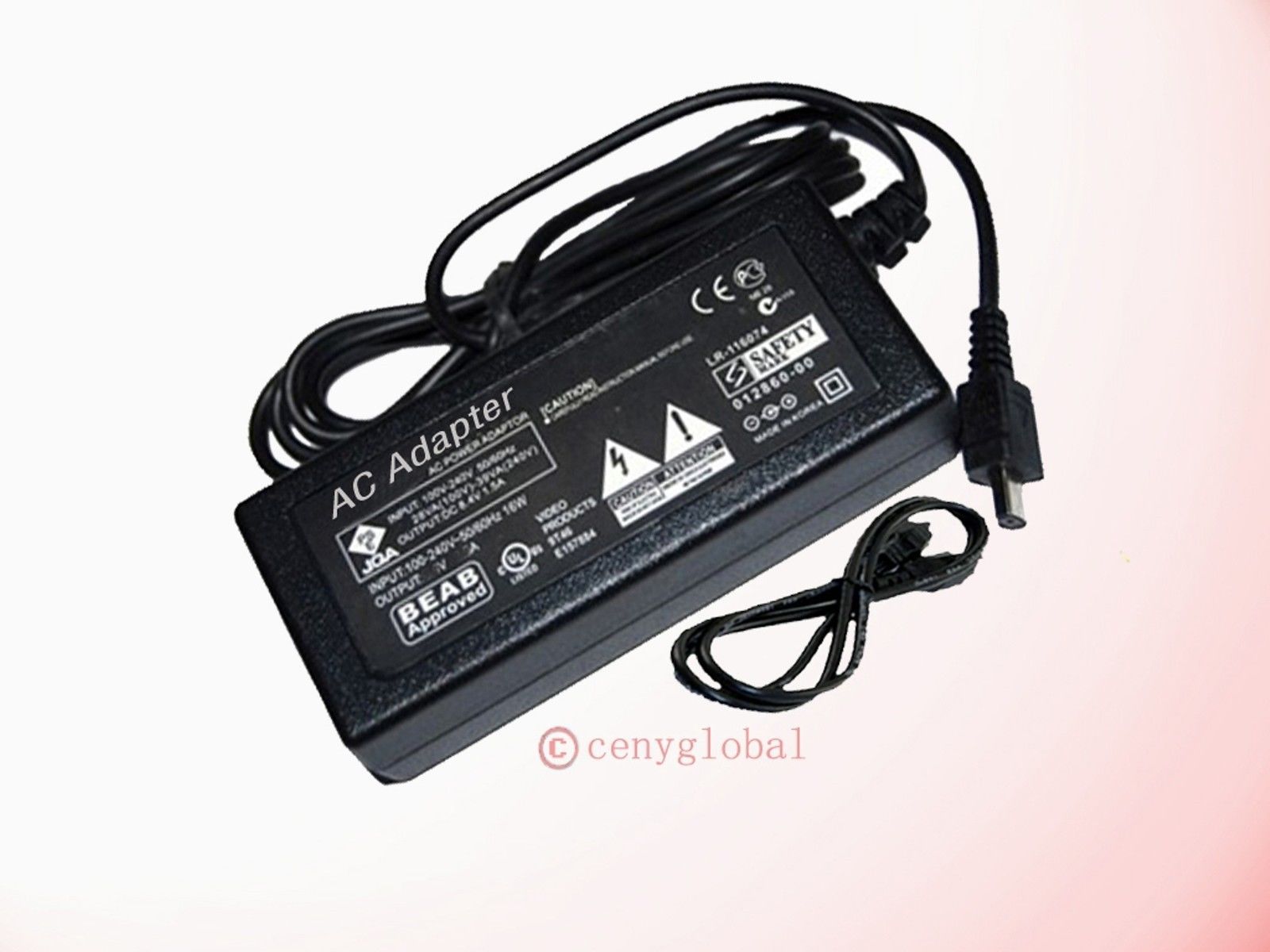8.4V AC Adapter For Samsung Camcorder HMX SC SMX Series AA-E7 AA-E8 Power Supply