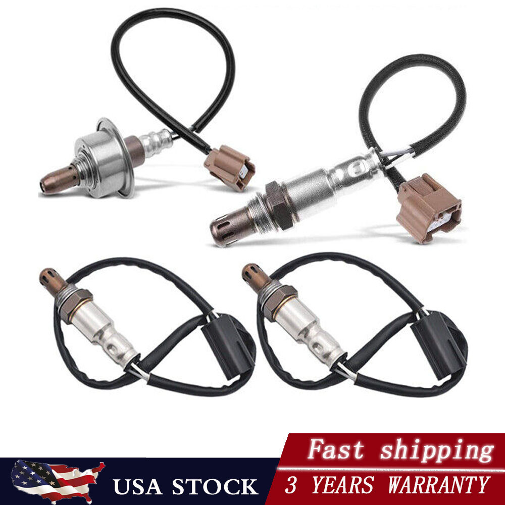 4pcs Oxygen Sensor Upstream+Downstream For Nissan 2011 Murano & 2014 Maxima 3.5L