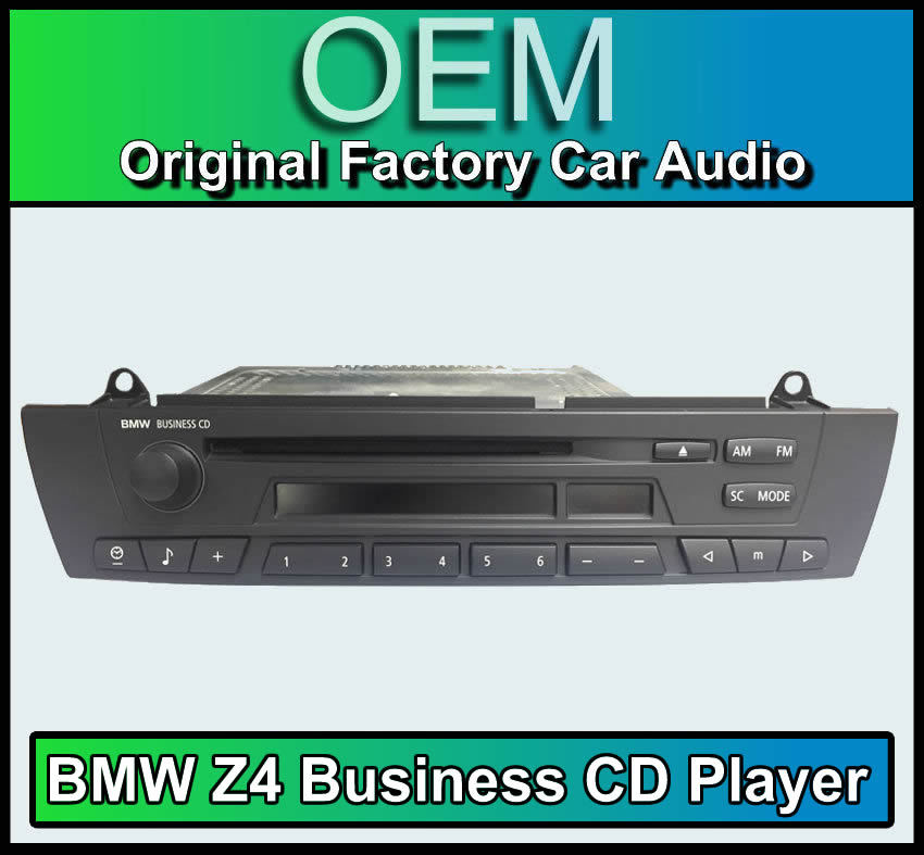 BMW Z4 Business CD player, BMW E85 E86 radio stereo BLACK