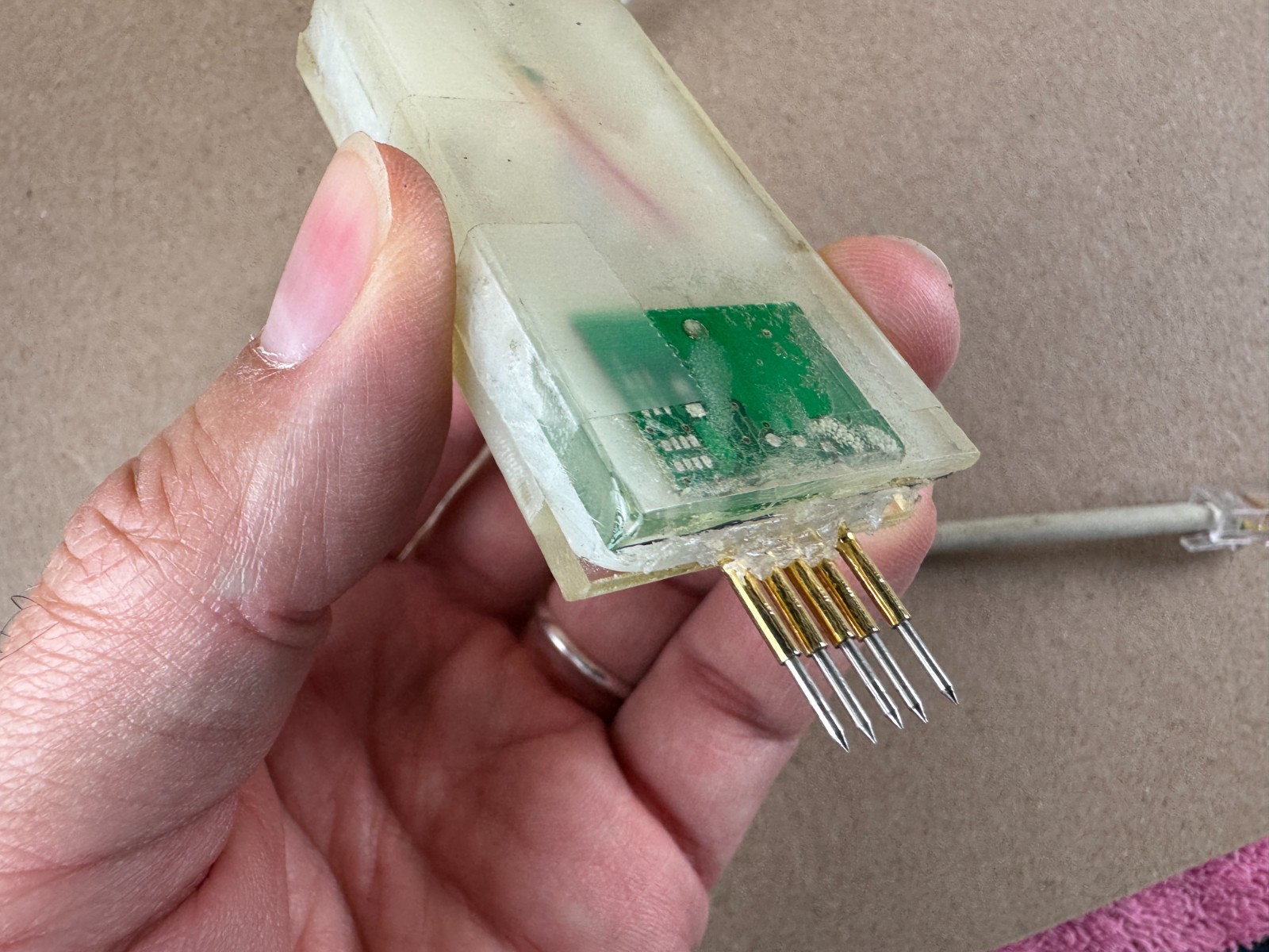 Adapter for Programmer for Microchip on Brewer Linak 4 Pedal