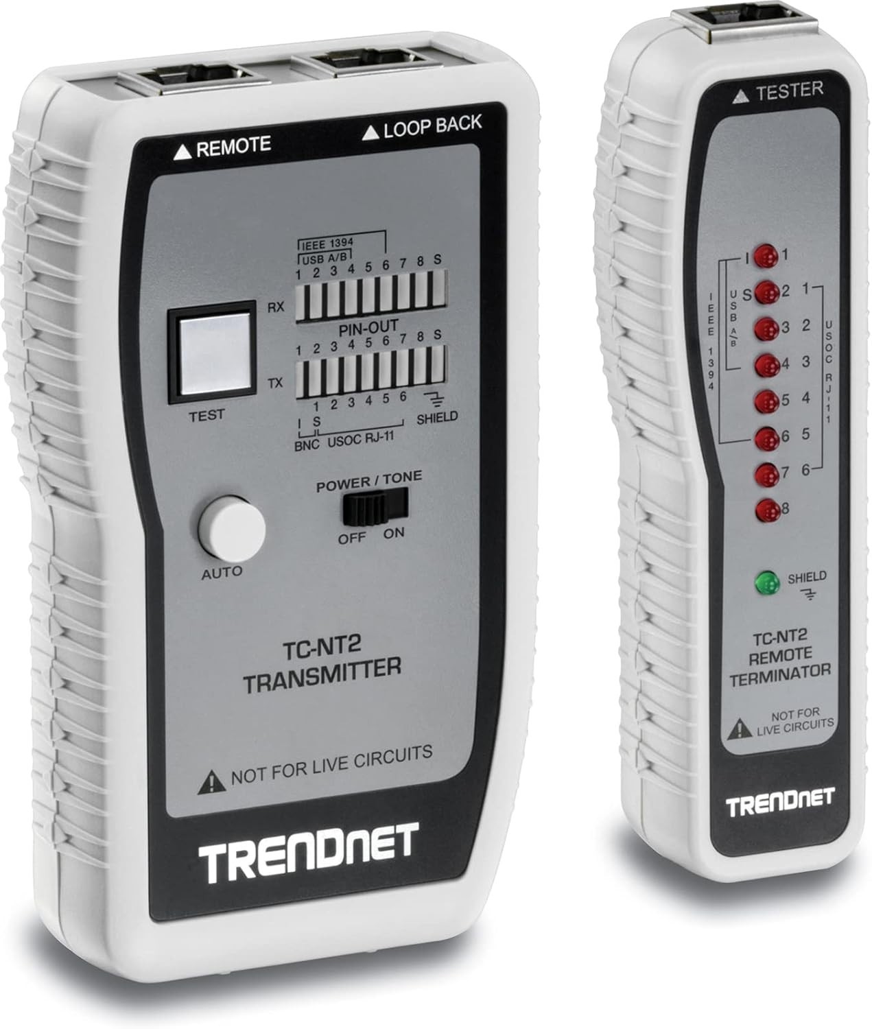 Ethernet and USB Cable Tester with Accurate Pin Configuration Testing Up to 300m