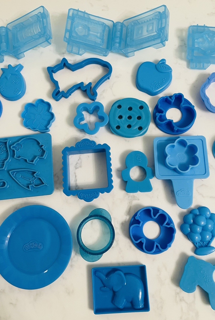 Play-Doh/Dough Accessories Molds Shape Cutters Assorted 30 Pcs