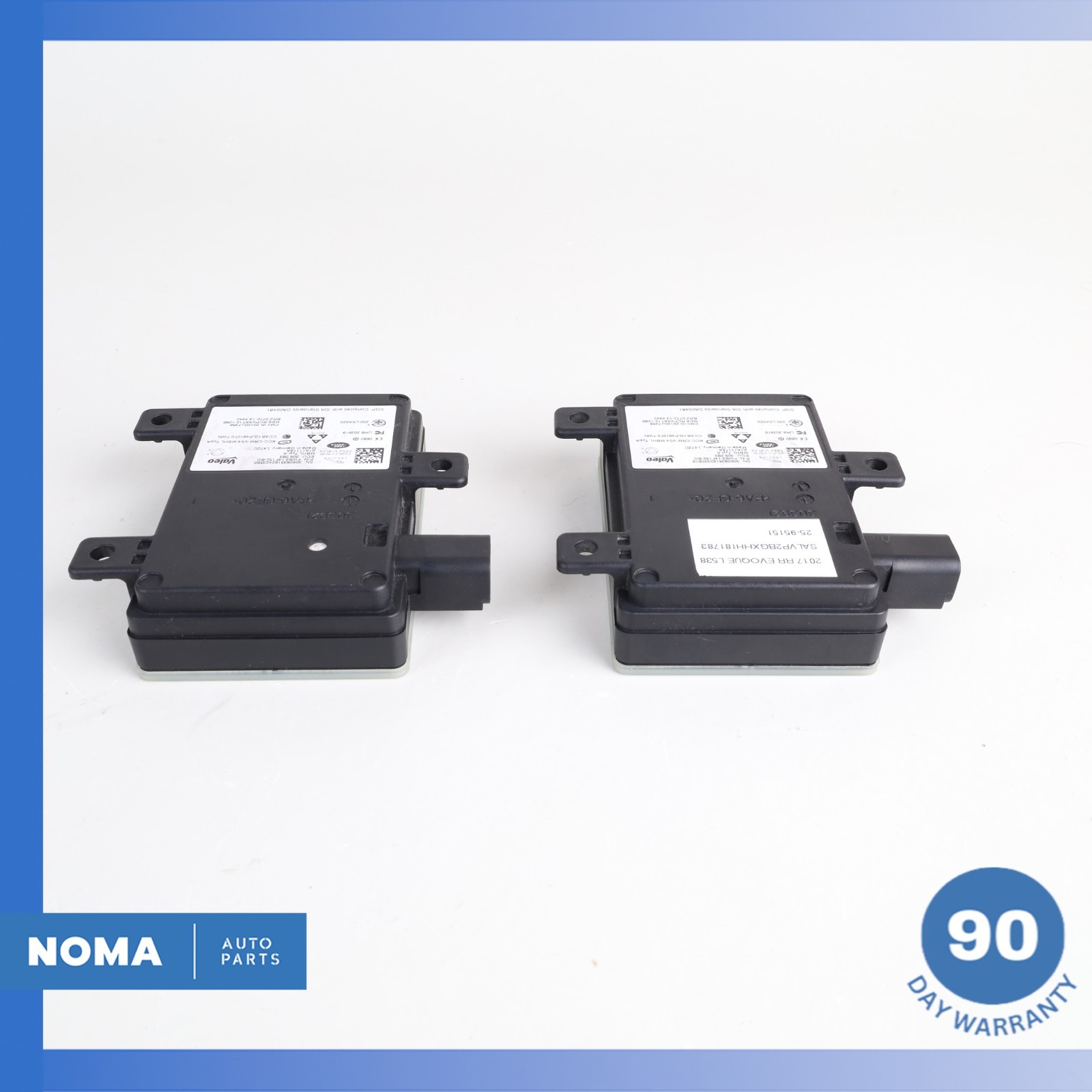 2017 RR Evoque L538 Left & Right Blind Spot Radar Distance Sensor Set OEM