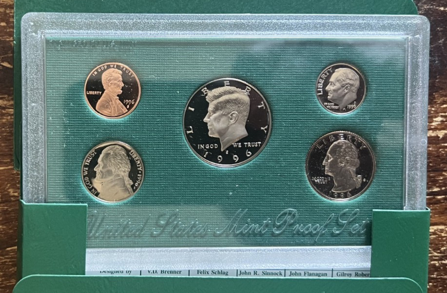 US Mint Proof Sets 1996 and 1997