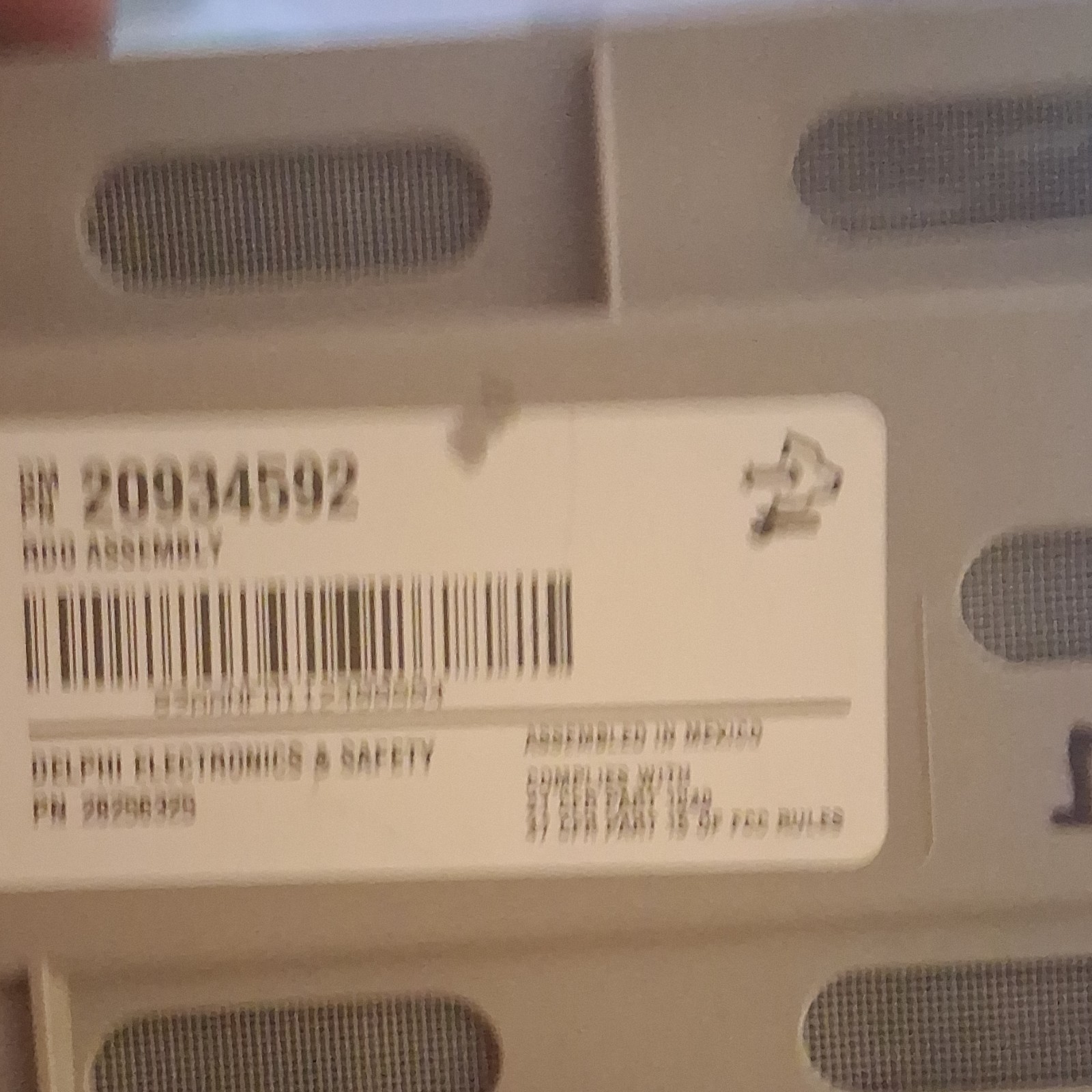 Stereo From A 2012 Chevy Silverado